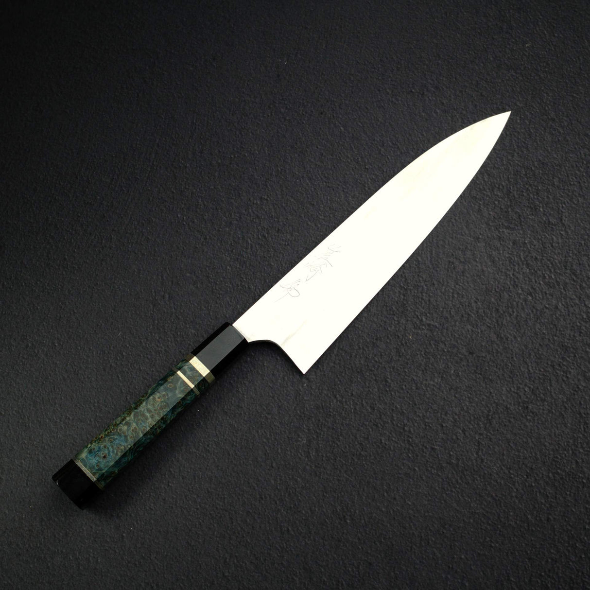 마자키 청1강 미즈 혼야키 규토(셰프나이프) 240mm 벌 핸들 웬지 사야 포함