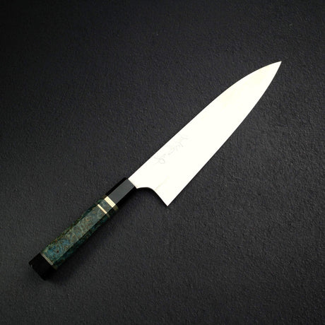 마자키 청1강 미즈 혼야키 규토(셰프나이프) 240mm 벌 핸들 웬지 사야 포함