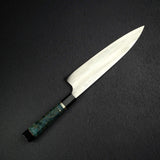 마자키 청1강 미즈 혼야키 규토(셰프나이프) 240mm 벌 핸들 웬지 사야 포함
