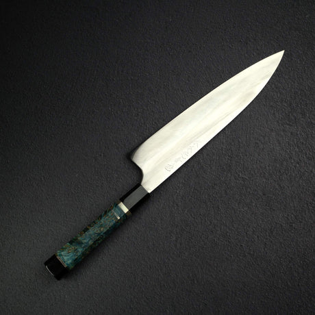 마자키 청1강 미즈 혼야키 규토(셰프나이프) 240mm 벌 핸들 웬지 사야 포함