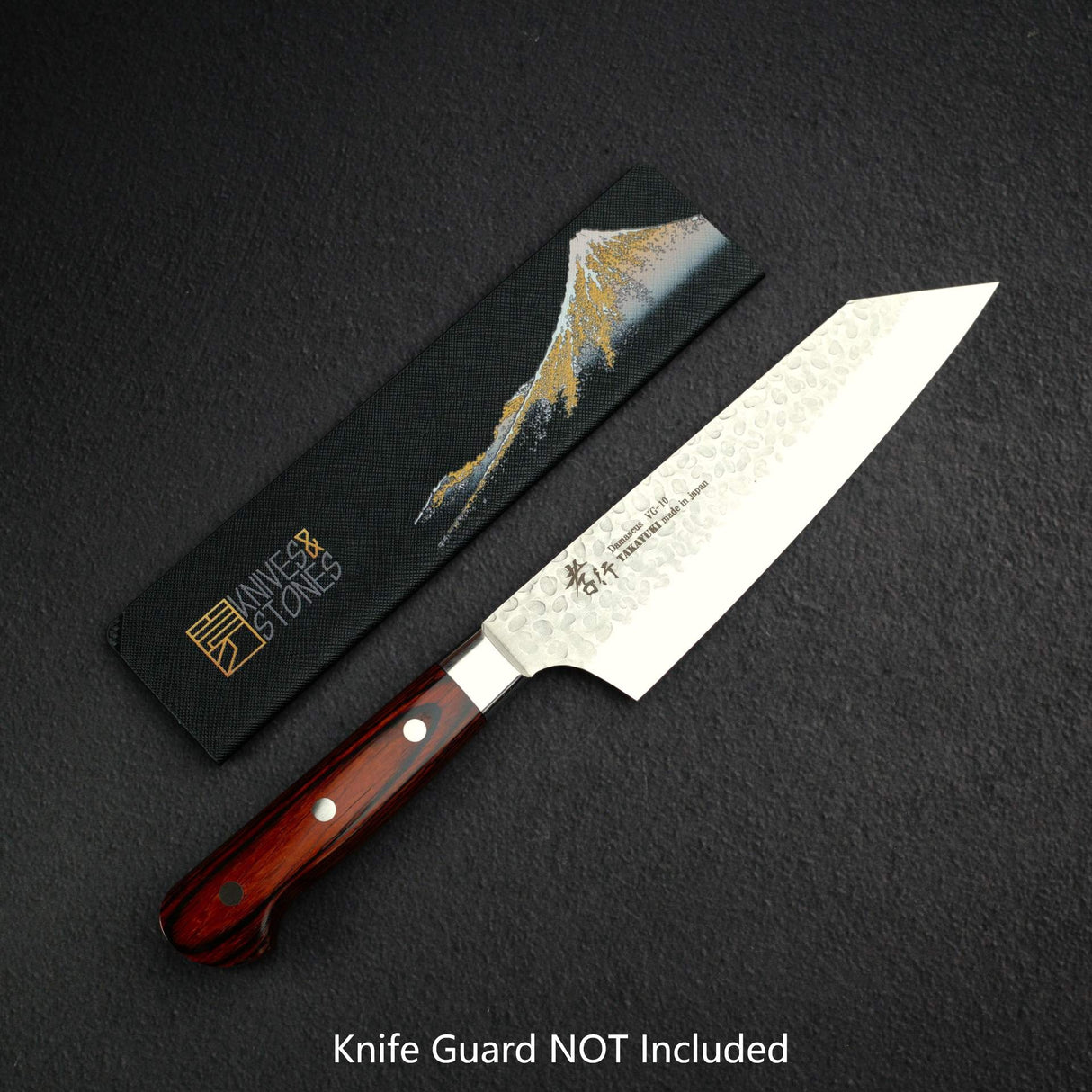 Sakai Takayuki VG10 Kengata (K-tip) Gyuto 190mm 33 Layer Hammered Damascus