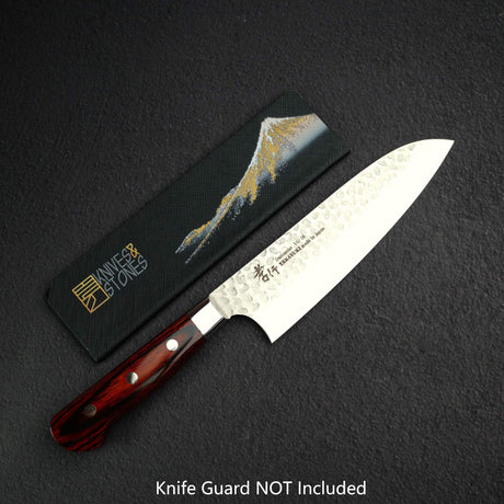 Sakai Takayuki VG10 Santoku 180mm (7.1") 33 Layer Hammered Damascus