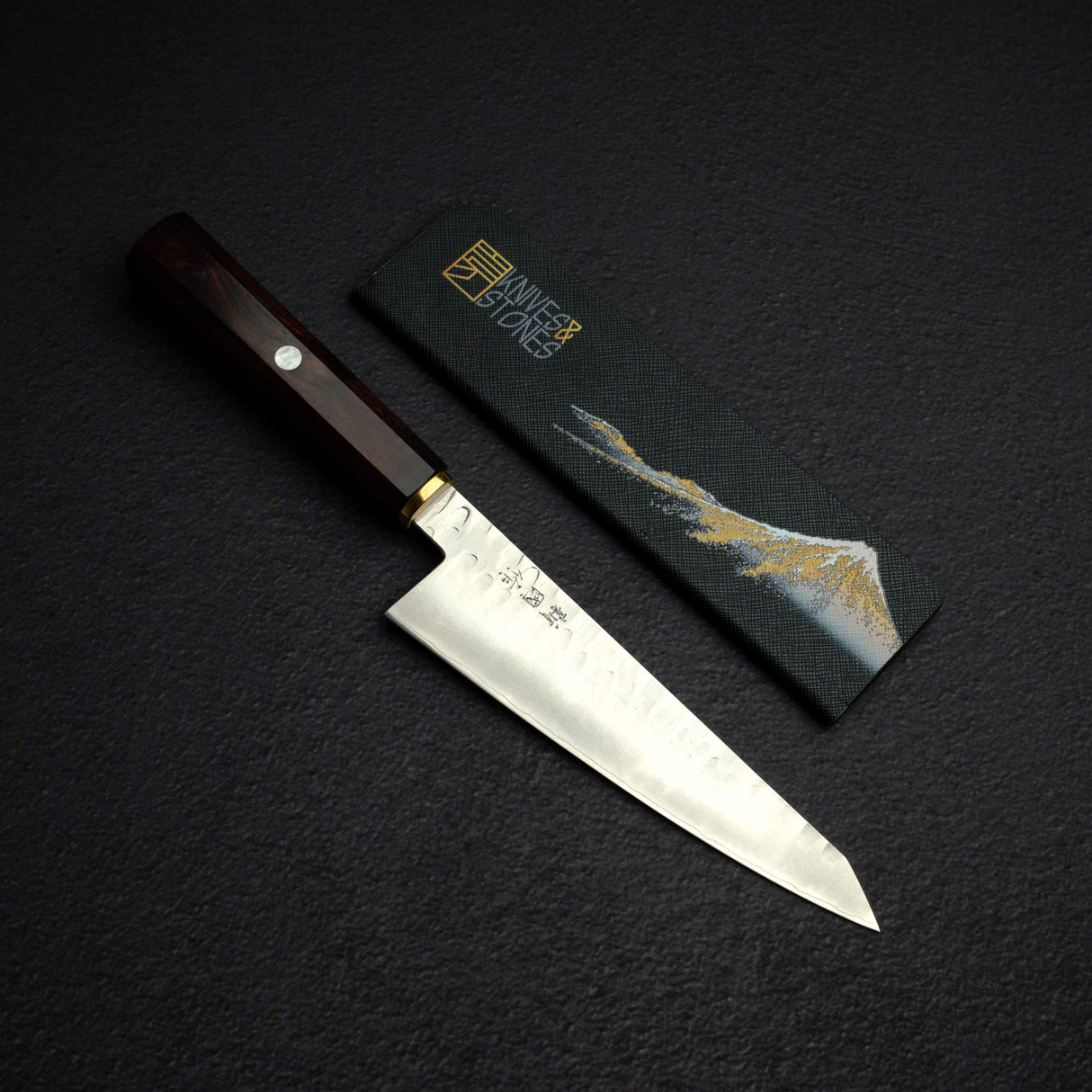 Xinguo Ginsan Tsuchime Honesuki 175mm w/ Guard