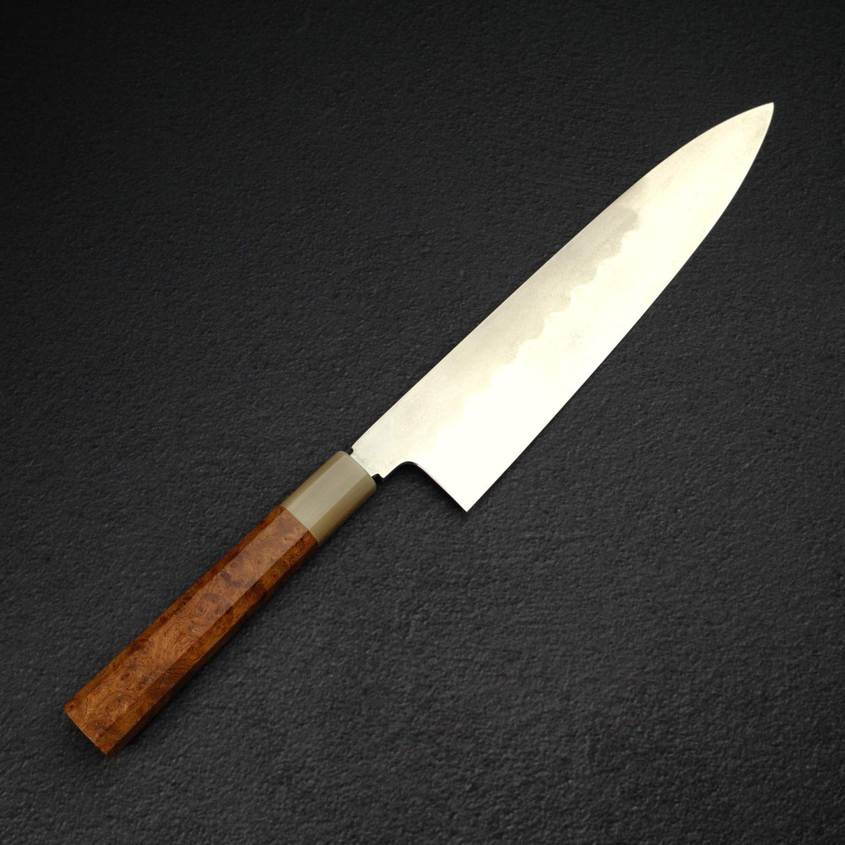 싱궈 슈퍼청지 혼야키 규토(셰프나이프) 240mm 마블 페룰 암보이나 벌 핸들 사야 포함
