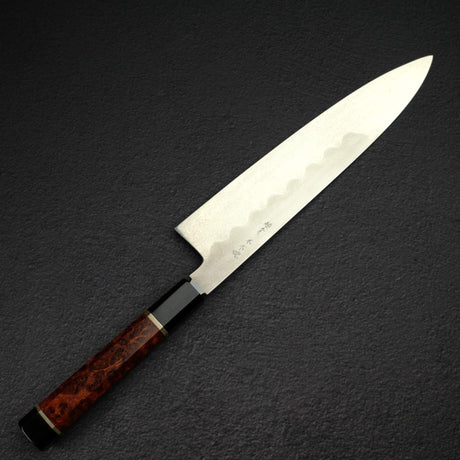 싱궈 슈퍼청지 혼야키 규토(셰프나이프) 240mm 더블 스페이서 암보이나 벌 핸들 사야 포함