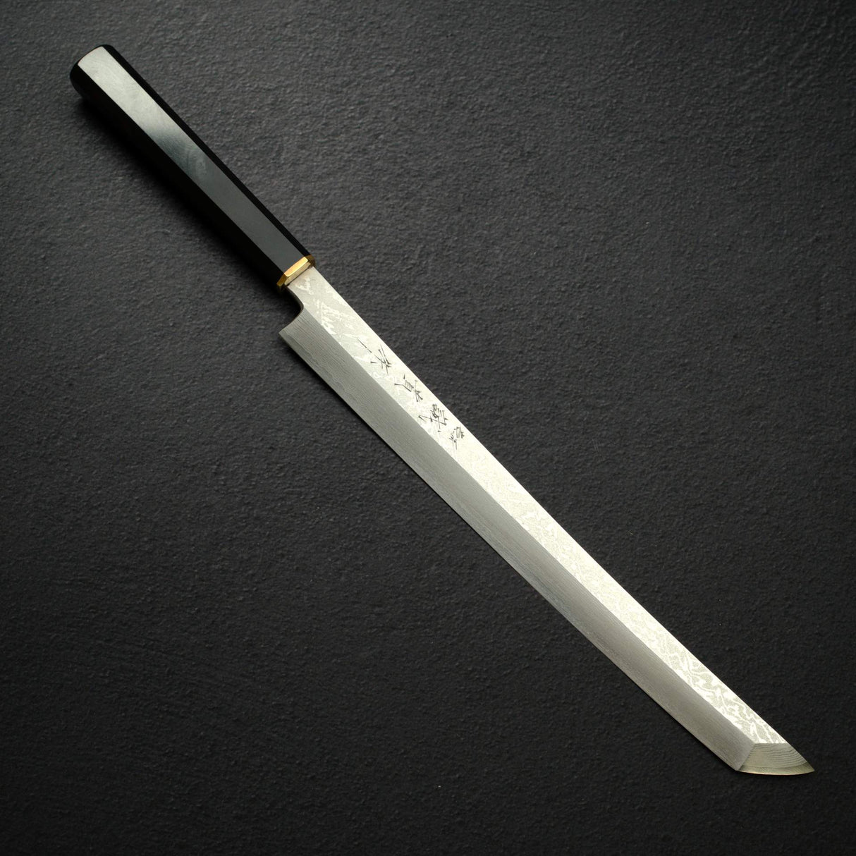 Shigeki Tanaka VG10 Damascus Sakimaru-Takobiki 300mm w/ Saya