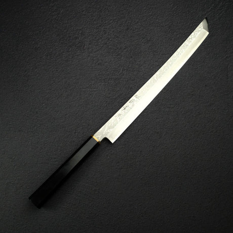 Shigeki Tanaka VG10 Damascus Sakimaru-Takobiki 300mm w/ Saya