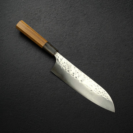 Kurosaki Yūgumo SG2 Tsuchime Santoku Vintage Stock w/ Saya