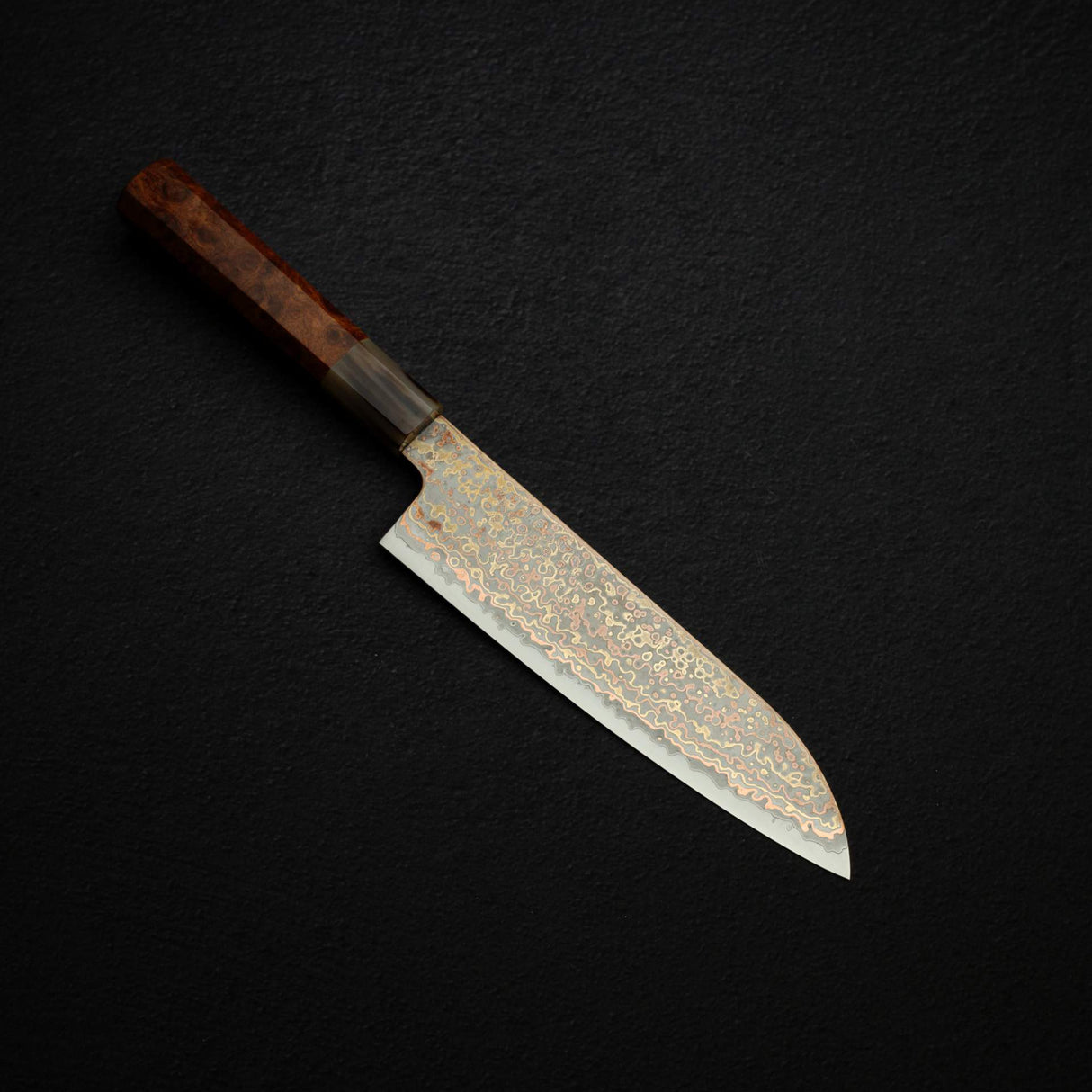 하츠코코로 히노토리 V-Toku 2 다마스커스 산토쿠(다용도칼) 180mm