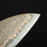 하츠코코로 히노토리 V-Toku 2 다마스커스 산토쿠(다용도칼) 180mm