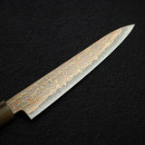 Hatsukokoro Hinotori V-Toku 2 Petty 150mm Rainbow Damascus Finish