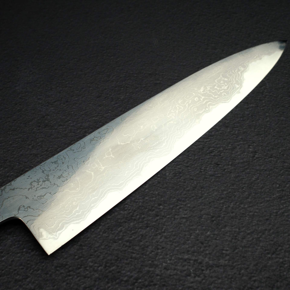 하츠코코로 코모레비 청1강 다마스커스 규토(셰프나이프) 240mm 사야 포함 무각인