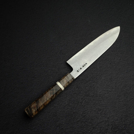 하츠코코로 x 나카가와 사토시 청1강 다마스커스 산토쿠(다용도칼) 170mm
