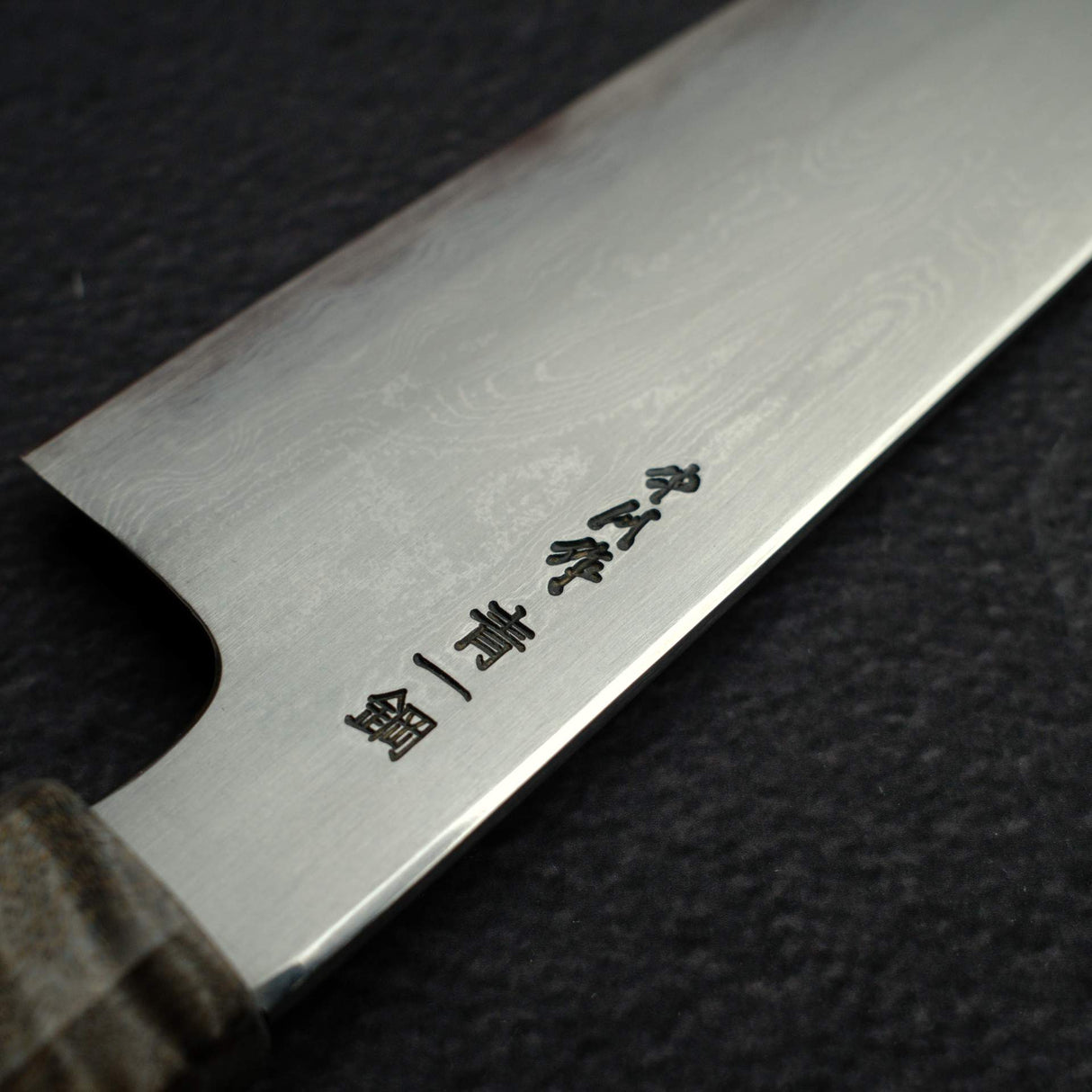 하츠코코로 x 나카가와 사토시 청1강 다마스커스 산토쿠(다용도칼) 170mm