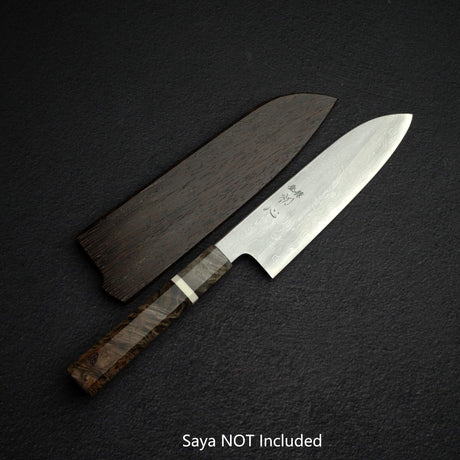 하츠코코로 x 나카가와 사토시 청1강 다마스커스 산토쿠(다용도칼) 170mm