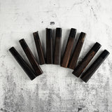 K&S Custom Ebony Octagonal Black Horn WA Handle