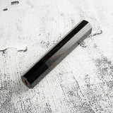 K&S Custom Ebony Octagonal Black Horn WA Handle