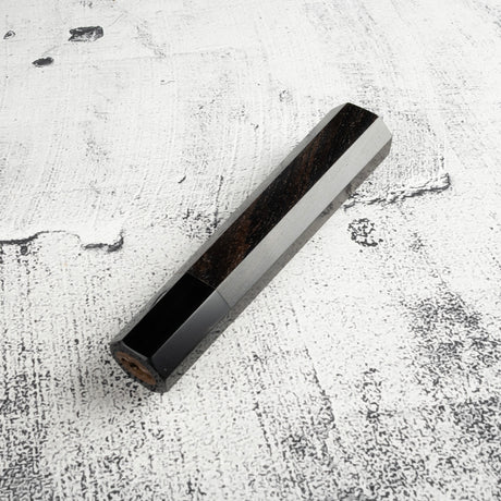 K&S Custom Ebony Octagonal Black Horn WA Handle