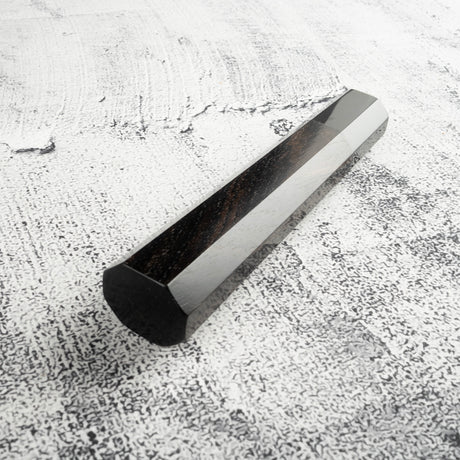 K&S Custom Ebony Octagonal Black Horn WA Handle