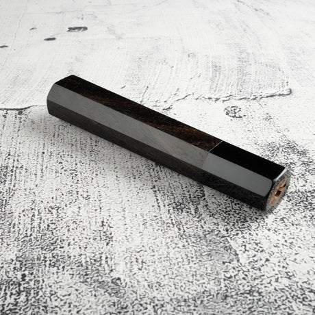 K&S Custom Ebony Octagonal Black Horn WA Handle