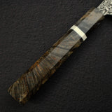 Takeshi Saji SG2 Black Damascus Sujihiki 270mm Birchwood Handle w/ Guard