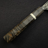 Takeshi Saji SG2 Black Damascus Sujihiki 240mm Birchwood Handle
