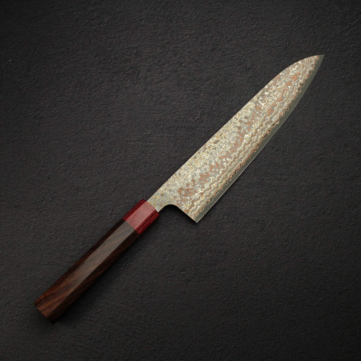Takeshi Saji VG10 Rainbow Damascus Gyuto 240mm