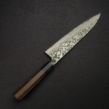 Takeshi Saji SG2 Black Damascus Gyuto 210mm Rosewood Handle