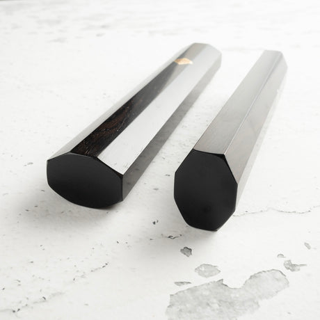 K&S Custom Ebony with Square Mosaic Pin Silm Octagonal WA Handle