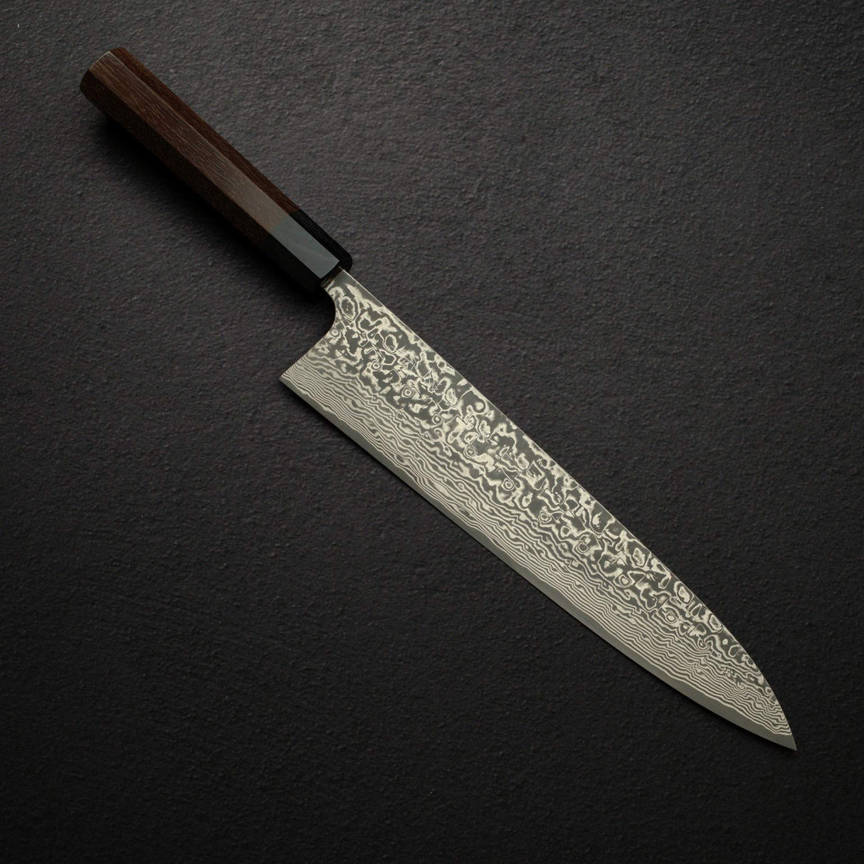 사지 타케시 SG2 블랙 다마스커스 규토(셰프나이프) 240mm 로즈우드 핸들