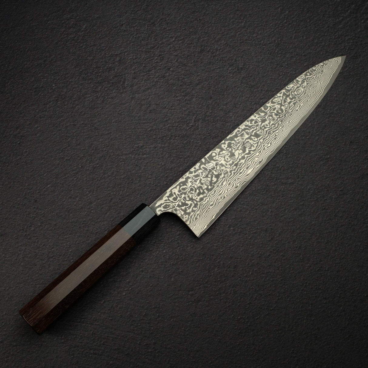 사지 타케시 SG2 블랙 다마스커스 규토(셰프나이프) 240mm 로즈우드 핸들