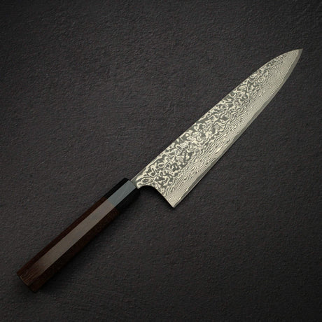Takeshi Saji SG2 Black Damascus Gyuto 240mm Rosewood Handle