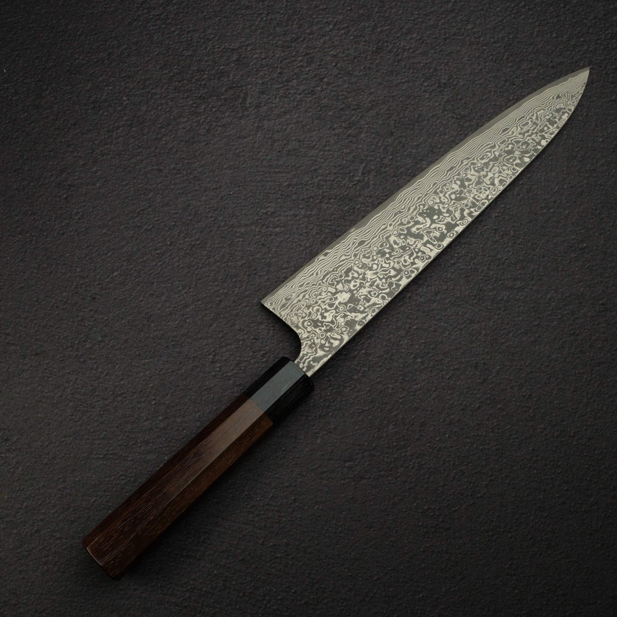사지 타케시 SG2 블랙 다마스커스 규토(셰프나이프) 240mm 로즈우드 핸들