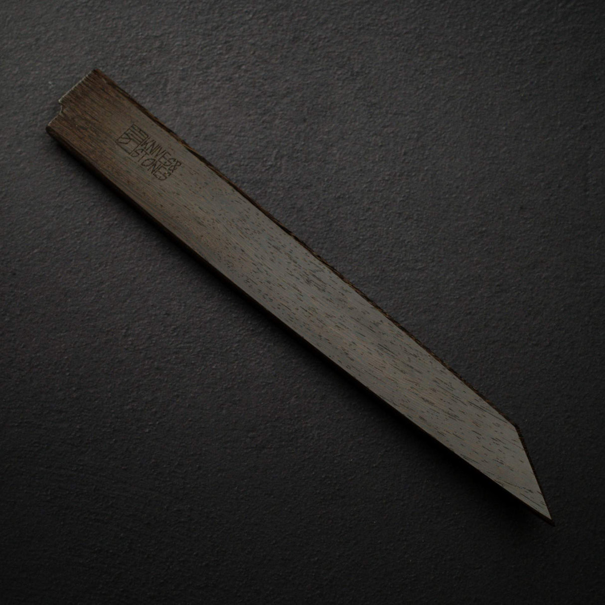 K&S Kritsuke (K-tip) Yanagiba Hardwood  Saya, Left Handed Standard Profile
