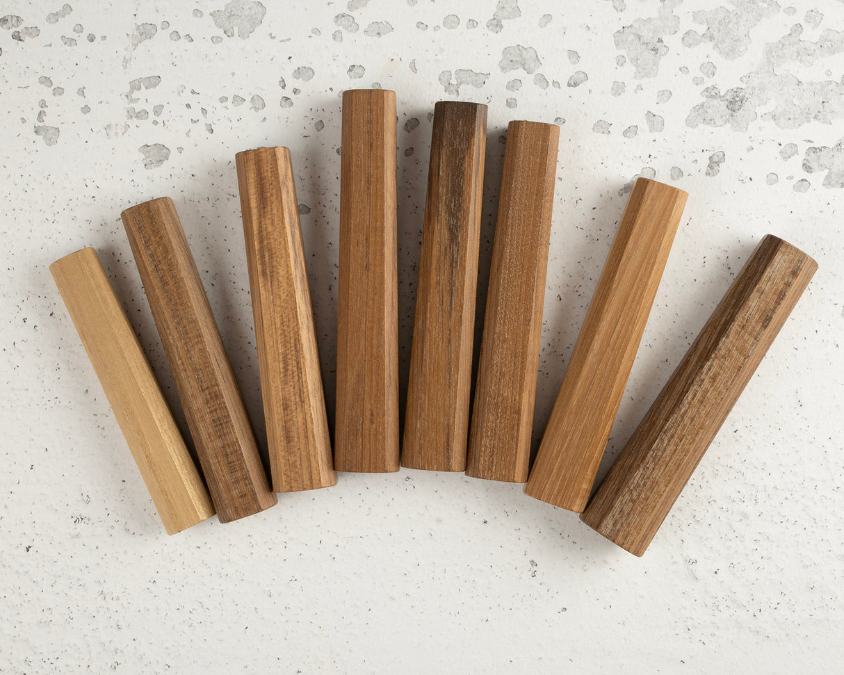 K&S Custom Teak Octagonal Mono WA Handle