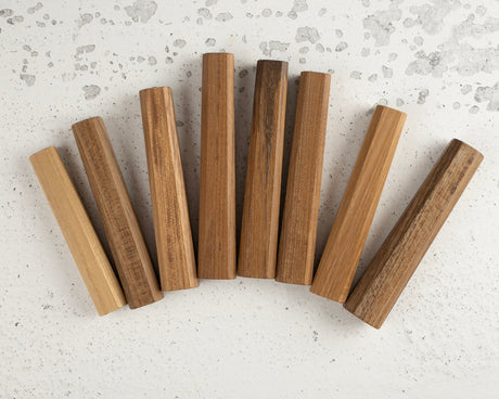 K&S Custom Teak Octagonal Mono WA Handle