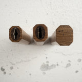 K&S Custom Teak Octagonal Mono WA Handle