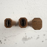 K&S Custom Teak Octagonal Mono WA Handle