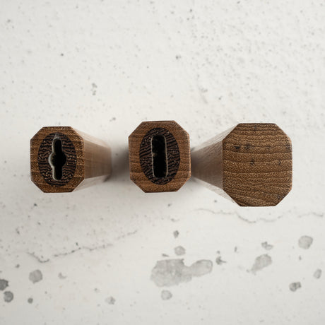 K&S Custom Teak Octagonal Mono WA Handle