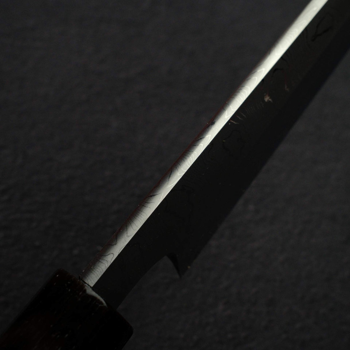 Takahiro Nihei Hyomon White 2 Damascus Yanagiba 270mm w/ Saya, exclusive to K&S