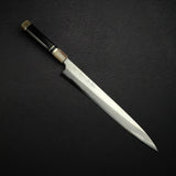 Mazaki Blue 2 Migaki Yanagiba 300mm w/ Triple Spacer Ebony Handle & Saya
