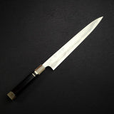 Mazaki Blue 2 Migaki Yanagiba 300mm w/ Triple Spacer Ebony Handle & Saya