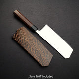 Shibata Koutetsu Chromax Boss Nakiri 175mm, Rosewood Handle