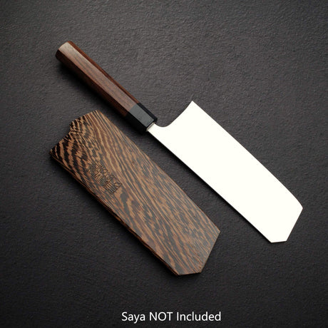 Shibata Koutetsu Chromax Boss Nakiri 175mm, Rosewood Handle