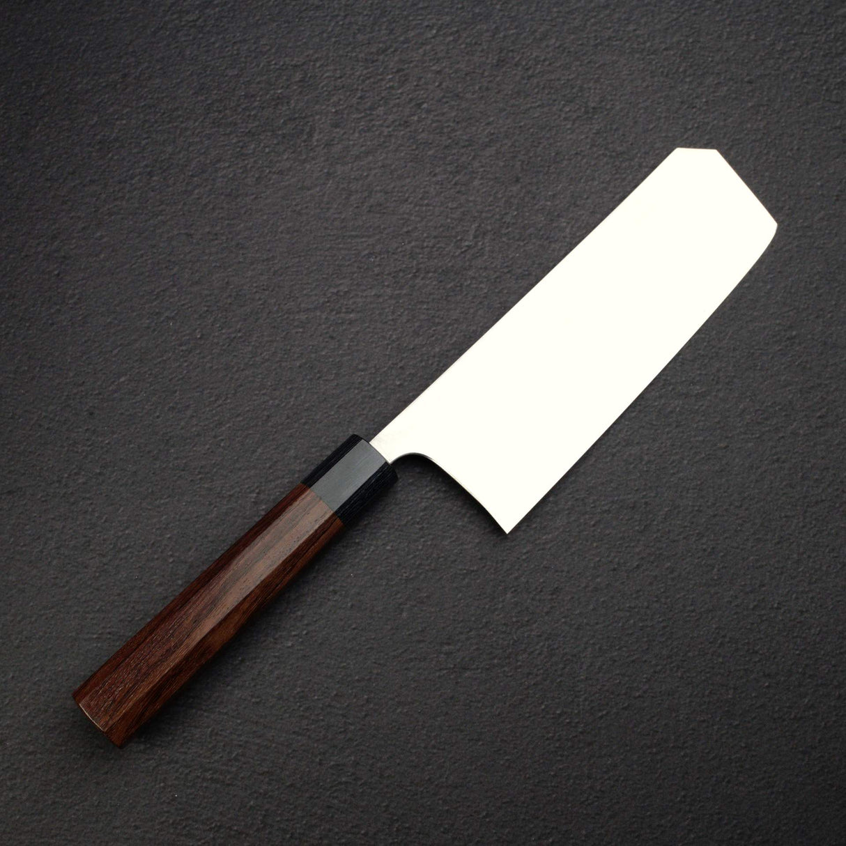 Shibata Koutetsu Chromax Boss Nakiri 175mm, Rosewood Handle