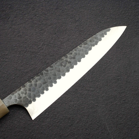 Masakage Koishi AS Gyuto 210mm Aogami Super Kurouchi Tsuchime K&S Hearted-shaped Ironwood Handle