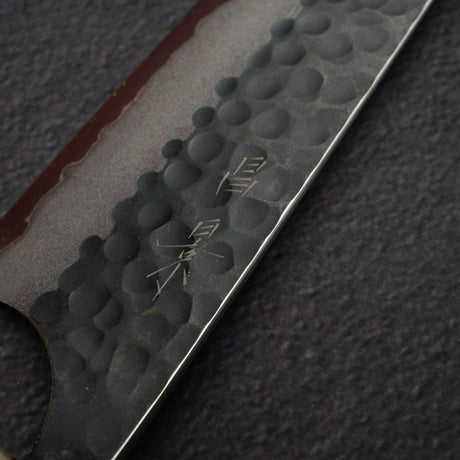 Masakage Koishi AS Gyuto 210mm Aogami Super Kurouchi Tsuchime K&S Hearted-shaped Ironwood Handle