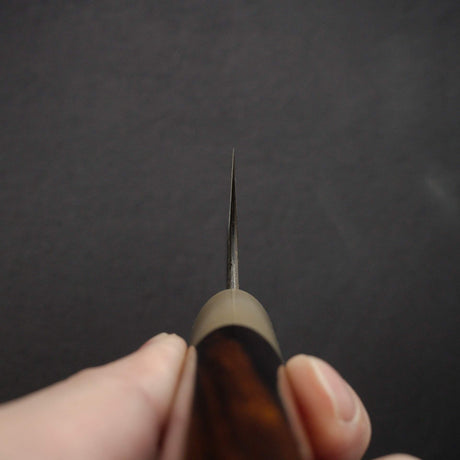 Masakage Koishi AS Gyuto 210mm Aogami Super Kurouchi Tsuchime K&S Hearted-shaped Ironwood Handle