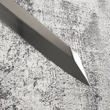 Exotic: Yoshikazu Ikeda Blue #1 Mizu-Honyaki K-tip Yanagiba 300mm with Blood Groove