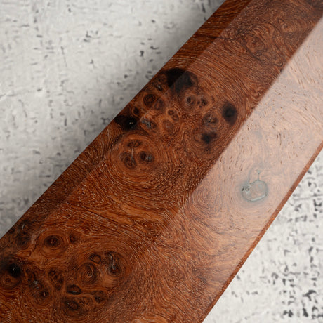 Exotic: Yoshikazu Ikeda Blue #1 Mizu-Honyaki K-tip Yanagiba 300mm with Blood Groove